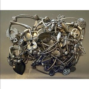 Lot of Tibetan spacers and beads, crafts, jewelry making, charms, beads,reseller